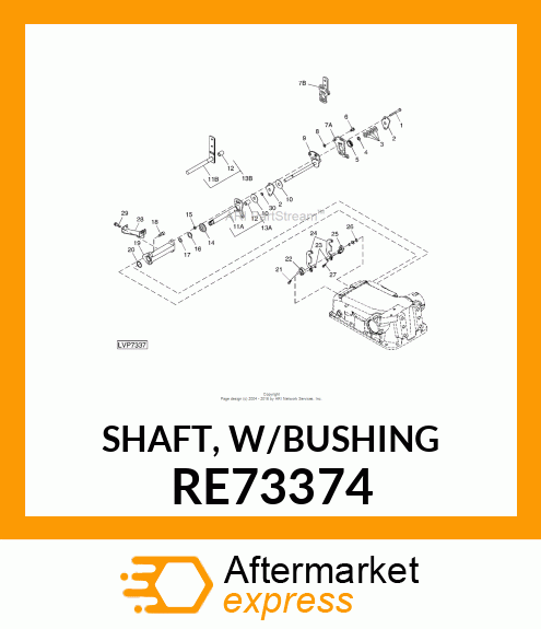 SHAFT, W/BUSHING RE73374