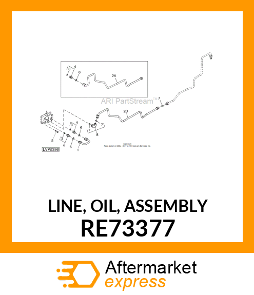 LINE, OIL, ASSEMBLY RE73377