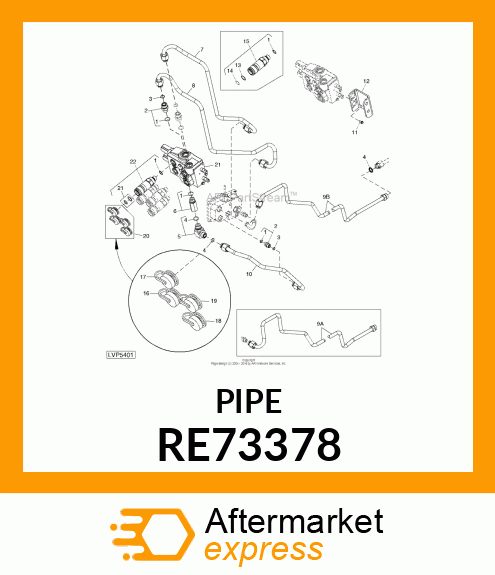 LINE, OIL, ASSEMBLY RE73378