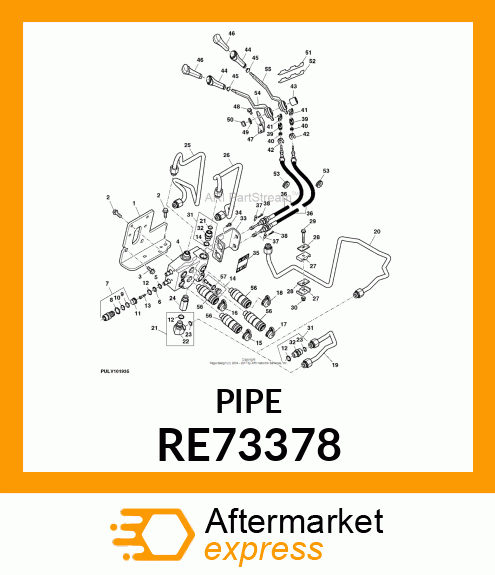 LINE, OIL, ASSEMBLY RE73378