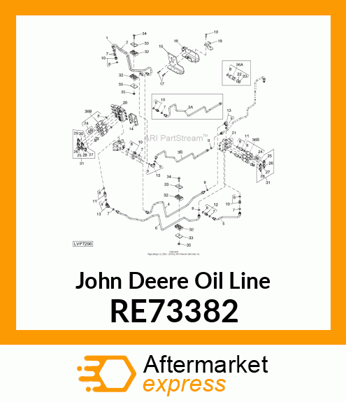 LINE, OIL, ASSEMBLY RE73382