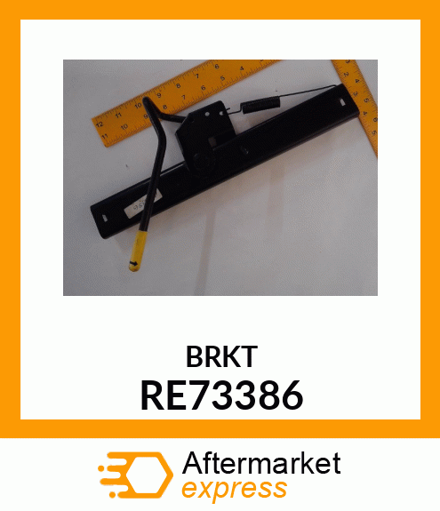 SLIDER, SEAT, ASSEMBLY WITH LEVER RE73386