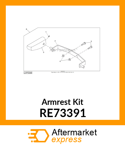 Armrest Kit RE73391