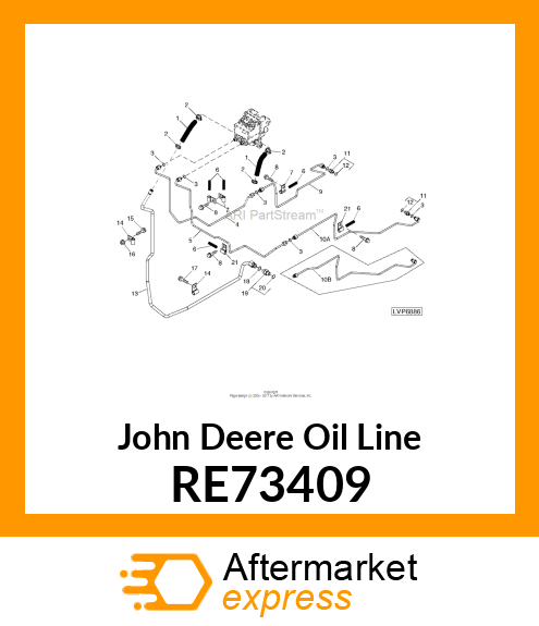 LINE, OIL, ASSEMBLY RE73409