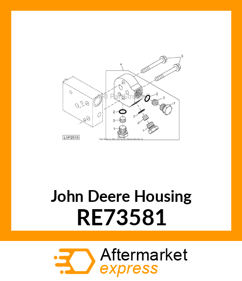 HOUSING, VALVE, POWER BEYOND RE73581