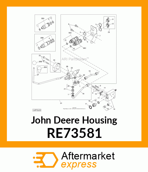 HOUSING, VALVE, POWER BEYOND RE73581