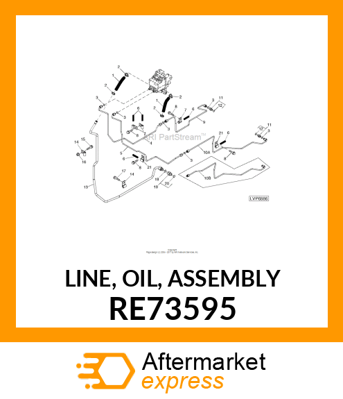 LINE, OIL, ASSEMBLY RE73595