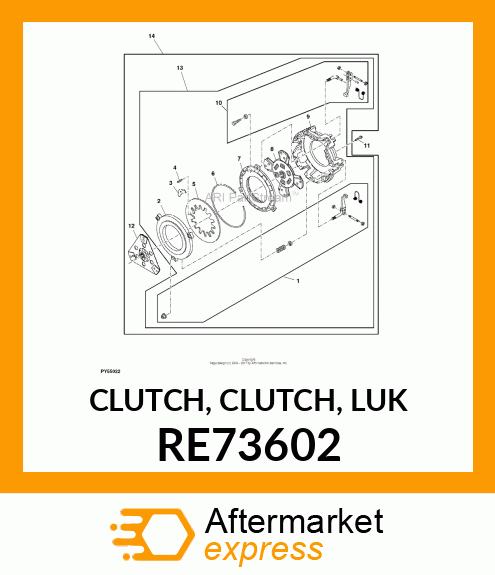 CLUTCH, CLUTCH, LUK RE73602