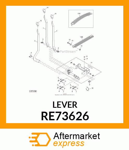 CONTROL, TRIPPLE LEVER, ASSEMBLY RE73626