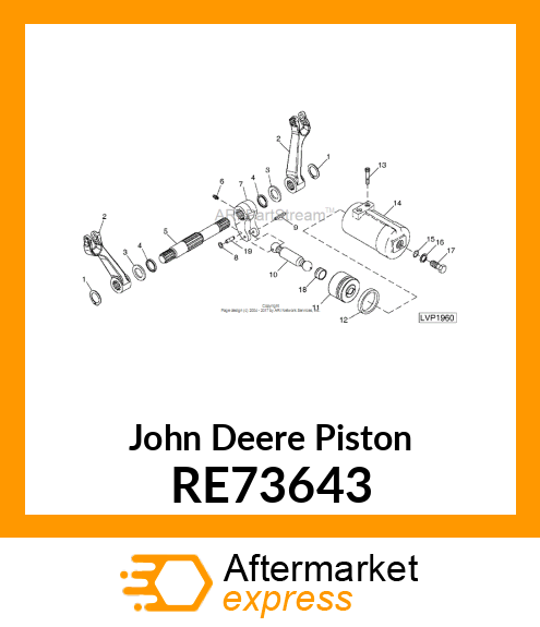 PISTON ASSEMBLY RE73643