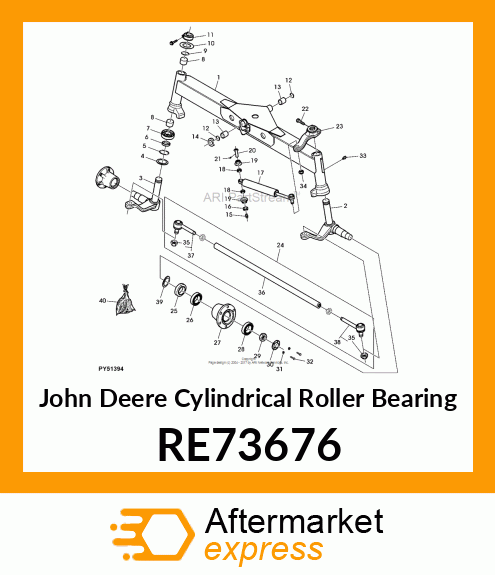 CYLINDRICAL ROLLER BEARING, CYLINDR RE73676