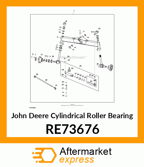 CYLINDRICAL ROLLER BEARING, CYLINDR RE73676