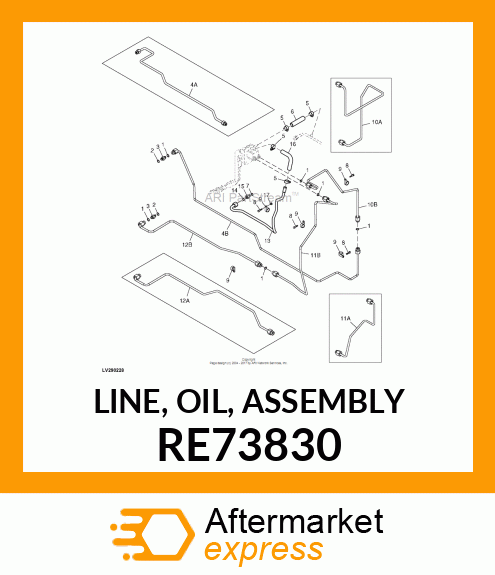 LINE, OIL, ASSEMBLY RE73830