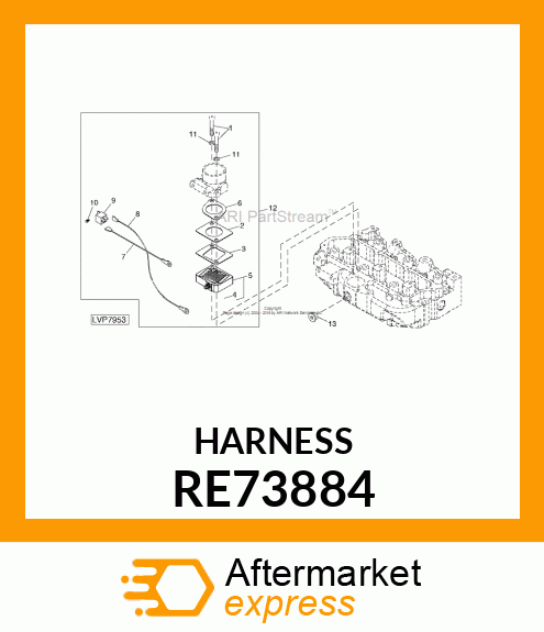 LEAD,WIRING,ASSEMBLY RE73884