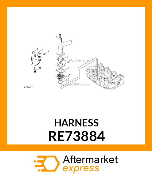 LEAD,WIRING,ASSEMBLY RE73884