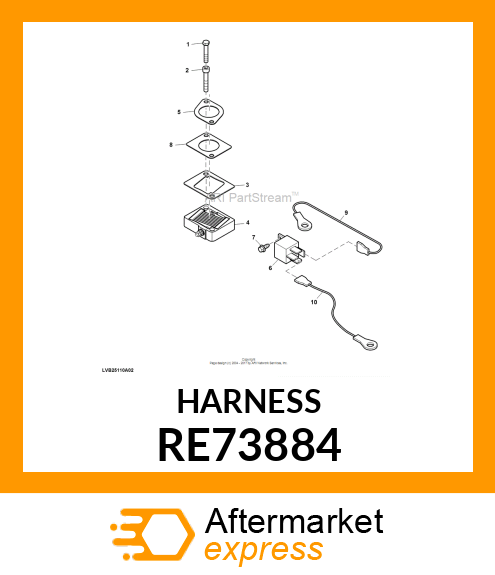 LEAD,WIRING,ASSEMBLY RE73884