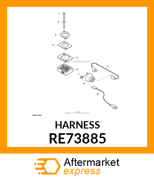 LEAD,WIRING, ASSEMBLY RE73885