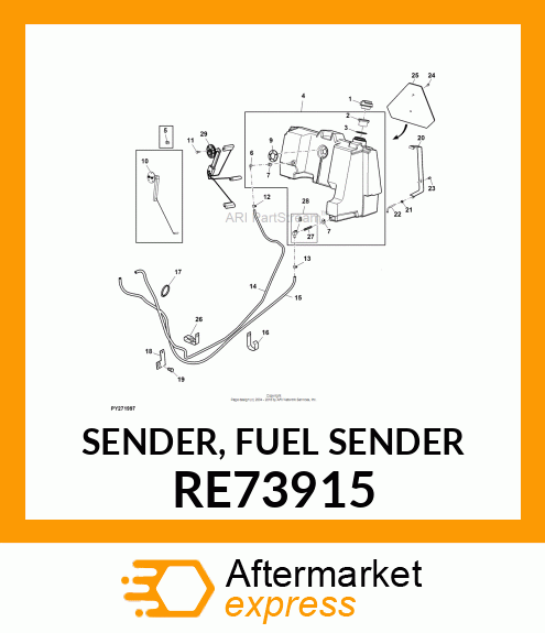 SENDER, FUEL SENDER RE73915