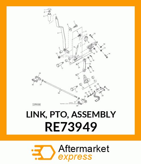 LINK, PTO, ASSEMBLY RE73949