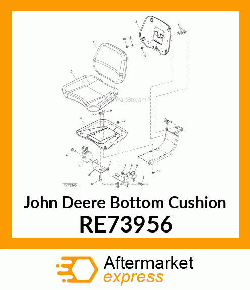 CUSHION, SEAT RE73956