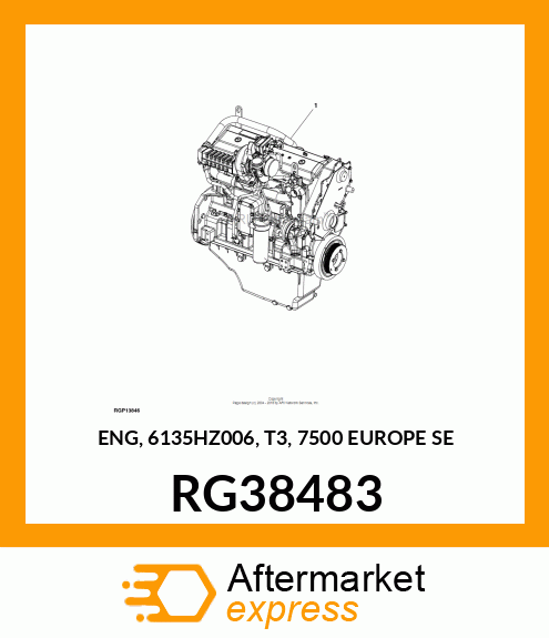 ENG, 6135HZ006, T3, 7500 EUROPE SE RG38483