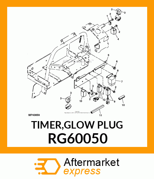 TIMER,GLOW PLUG RG60050