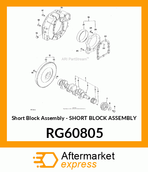 Short Block Assembly - SHORT BLOCK ASSEMBLY RG60805