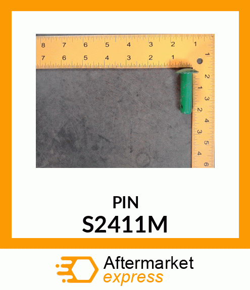 PIN FASTENER, RIVET, DRILLED FE/ZN S2411M