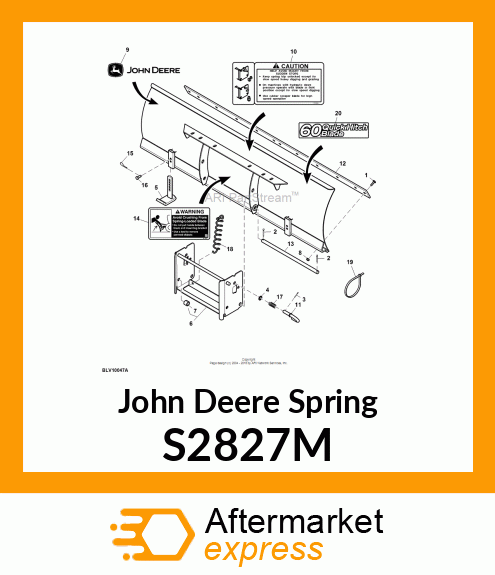 EXTENSION SPRING, SPRING, BALANCE S2827M