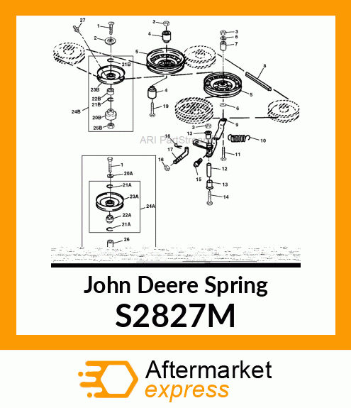 EXTENSION SPRING, SPRING, BALANCE S2827M