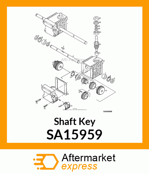 Shaft Key SA15959