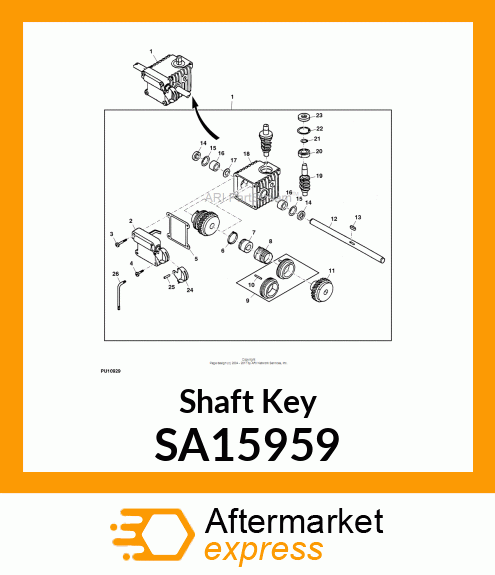 Shaft Key SA15959