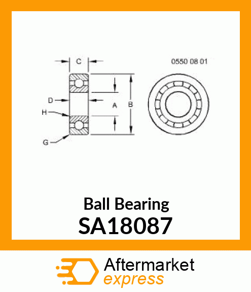 Ball Bearing SA18087