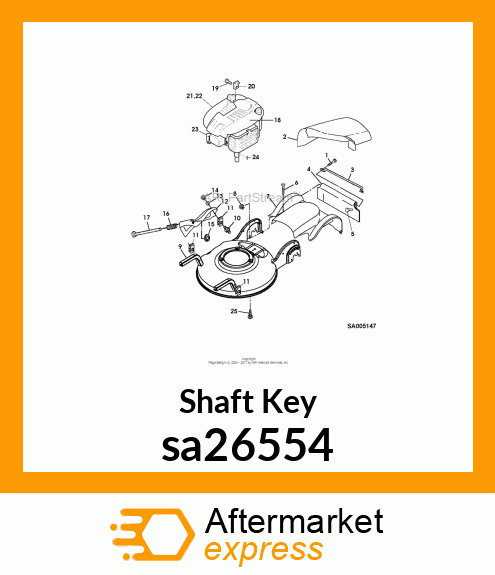 Shaft Key sa26554