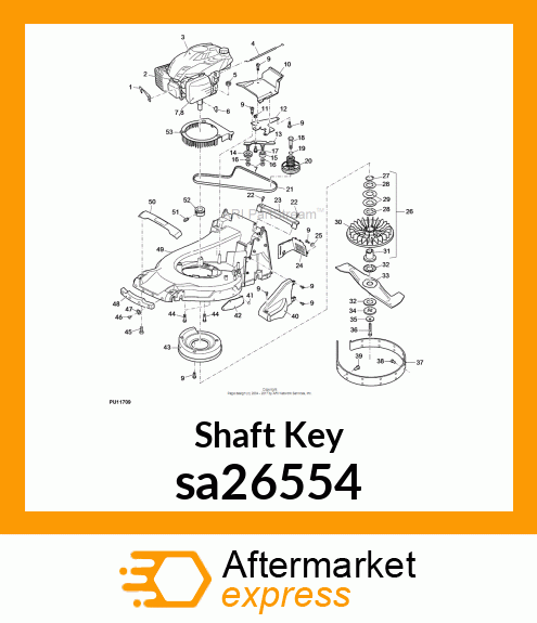 Shaft Key sa26554