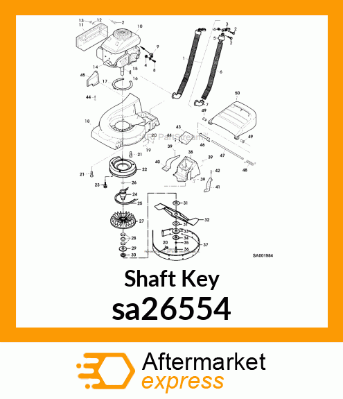 Shaft Key sa26554