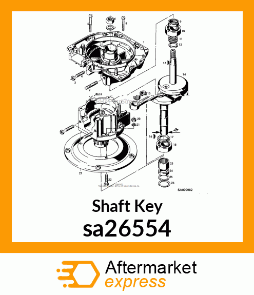 Shaft Key sa26554