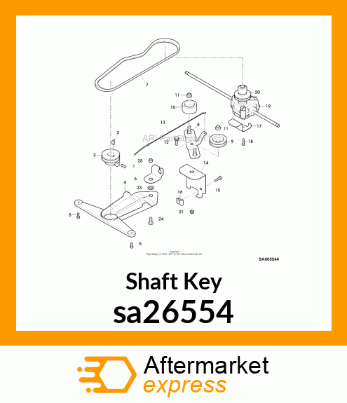 Shaft Key sa26554