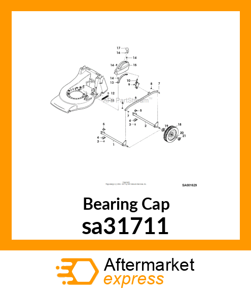 Bearing Cap sa31711