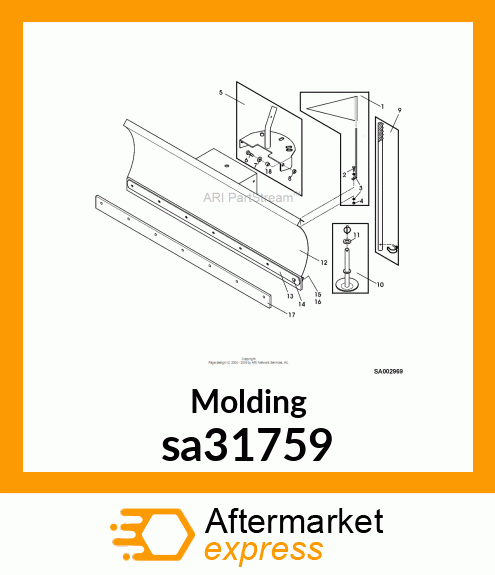 Molding sa31759