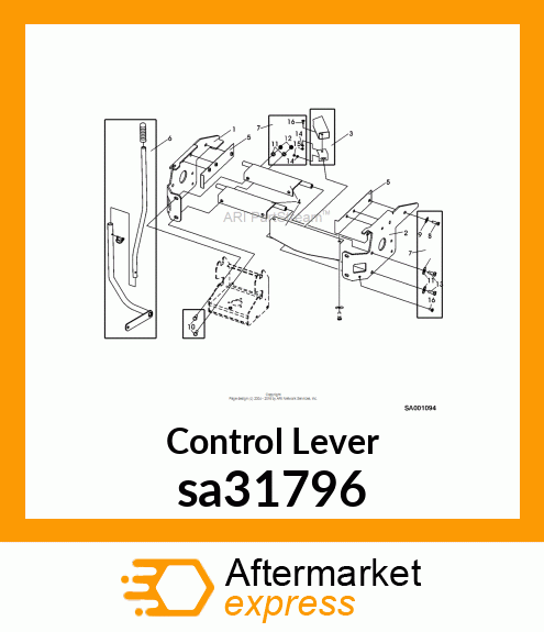 Control Lever sa31796