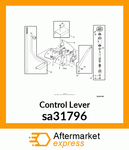 Control Lever sa31796