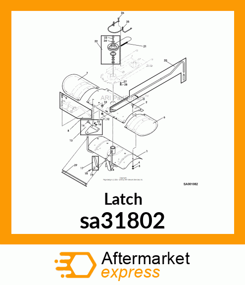 Latch sa31802