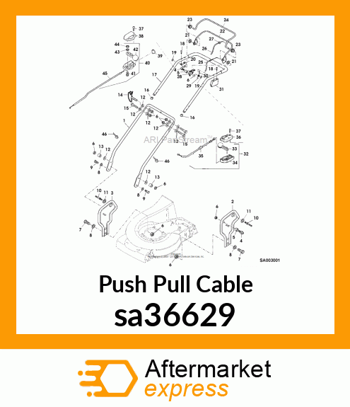 Push Pull Cable sa36629