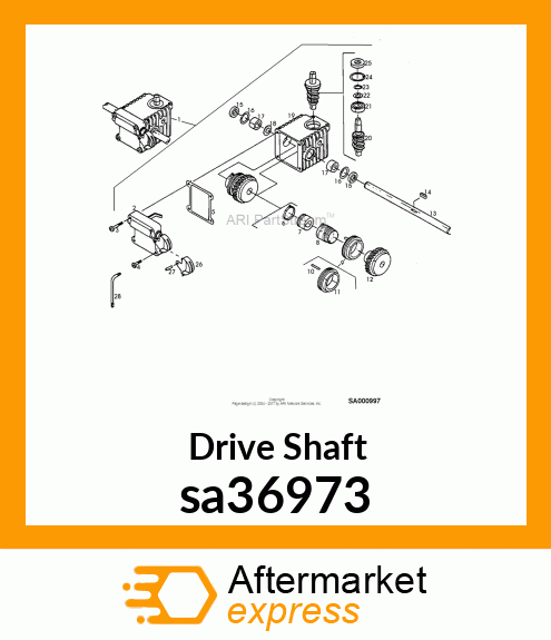 Drive Shaft sa36973