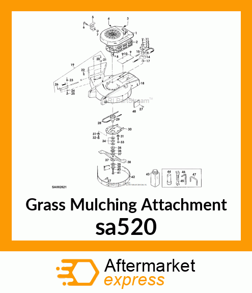 Grass Mulching Attachment sa520