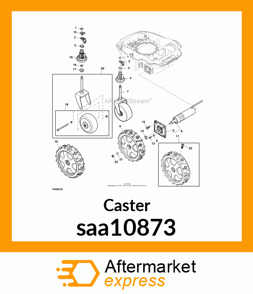 Caster saa10873