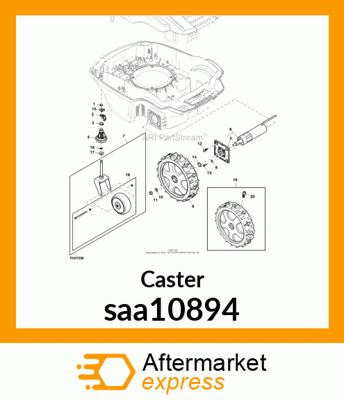 Caster saa10894