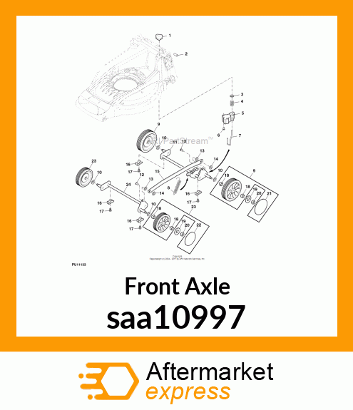 Front Axle saa10997