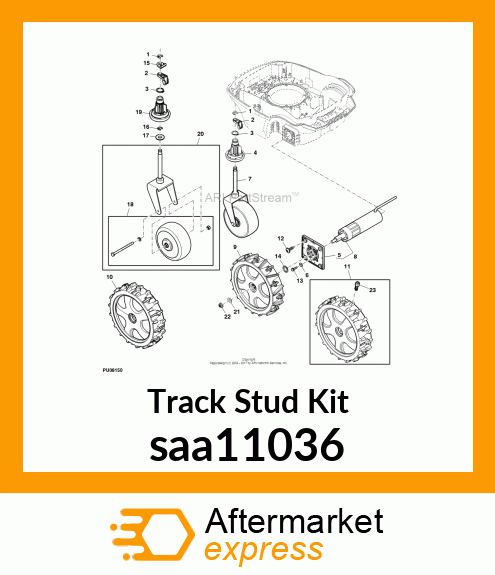 Track Stud Kit saa11036